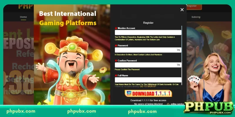 Step-by-Step Overview of PHPUB Register for New Users
